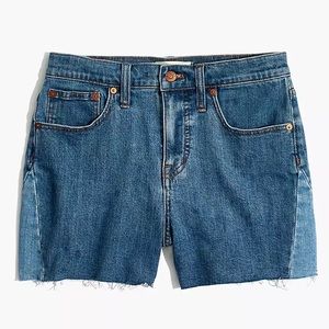 Madewell High-Rise Denim Shorts: Pieced Edition